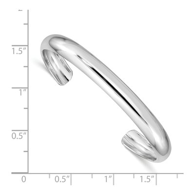 Sterling Silver Girl's Cuff Bangle Bracelet – view 4
