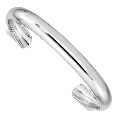 Sterling Silver Girl's Cuff Bangle Bracelet