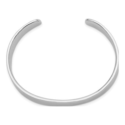 Sterling Silver Girls' Cuff Bangle Bracelet – view 3