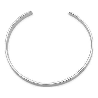 Sterling Silver Girls' Cuff Bangle Bracelet – view 3