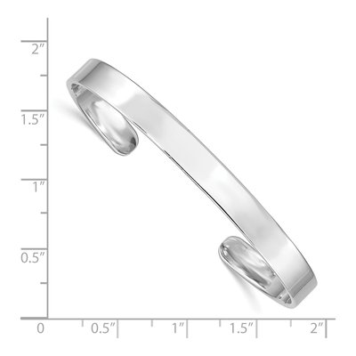 Sterling Silver Girls' Cuff Bangle Bracelet – view 4