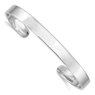 Sterling Silver Girls' Cuff Bangle Bracelet
