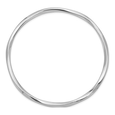 Sterling Silver Slip-On Bangle Bracelet – view 3