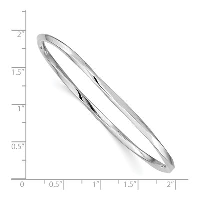 Sterling Silver Slip-On Bangle Bracelet – view 4