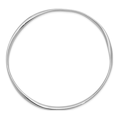 Sterling Silver Slip-On Bangle Bracelet – view 3