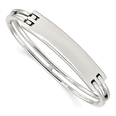 Sterling Silver Hinged Bangle Bracelet