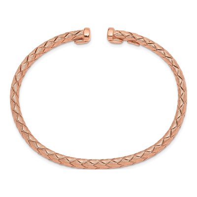 Rose Gold-Plated Sterling Silver Cuff Bracelet – view 3