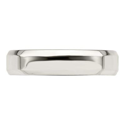 Sterling Silver 5mm Beveled Edge Comfort-Fit Wedding Band – view 6