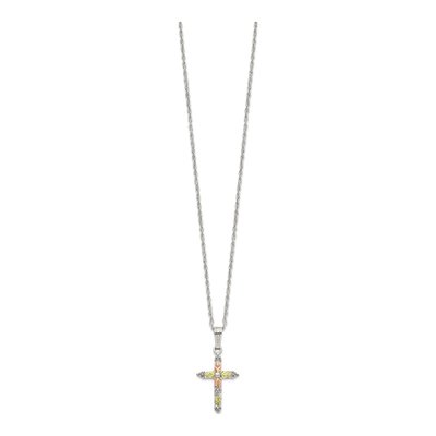 Sterling Silver Black Hills Cross Pendant Necklace – view 2