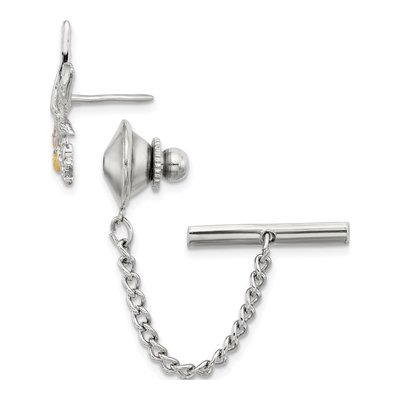 Sterling Silver Eagle Tie Tac – view 2