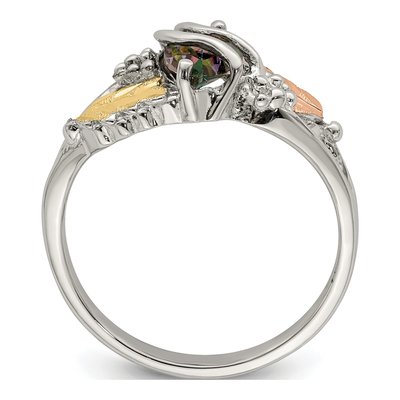 Sterling Silver Mystic Fire Topaz Landstrom's Hills Ring – view 2