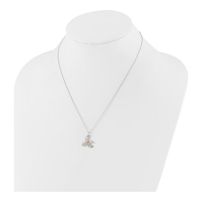 Sterling Silver Hummingbird Pendant Necklace – view 3