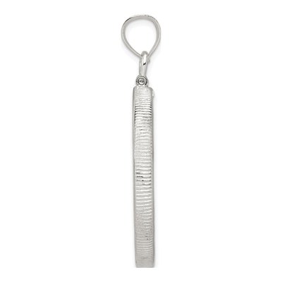 Sterling Silver Coin Bezel Pendant – view 3