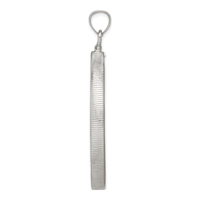 Sterling Silver Screw-Top Coin Bezel Pendant – view 3