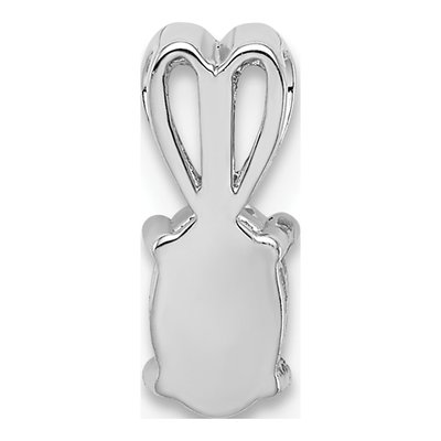 Sterling Silver White Topaz Pendant – view 5