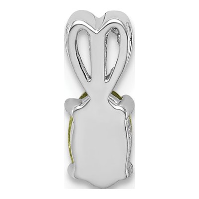 Sterling Silver Peridot Pendant – view 5