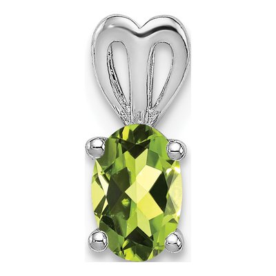 Sterling Silver Peridot Pendant