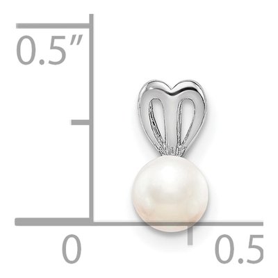 Sterling Silver Freshwater Cultured Pearl June Birthstone Pendant – view 5