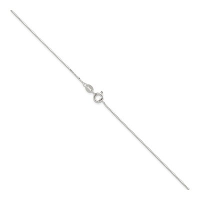 Sterling Silver 0.8mm Semi-Solid Octagon Box Chain – view 3