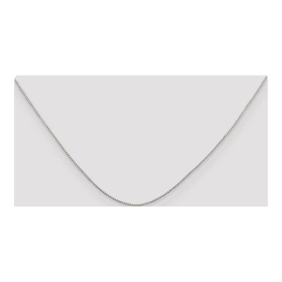 Sterling Silver 0.8mm Semi-Solid Octagon Box Chain – view 4