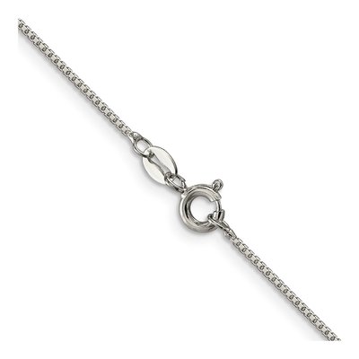 Sterling Silver 1mm 8-Sided Box Chain – view 3