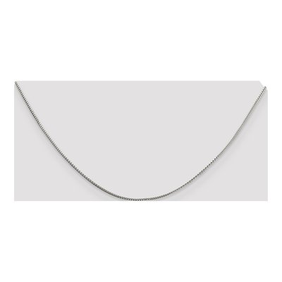 Sterling Silver 1mm 8-Sided Box Chain – view 4