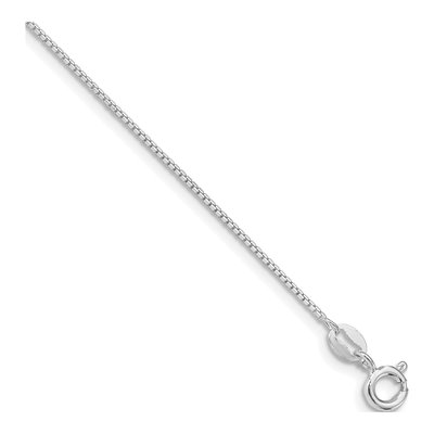 Sterling Silver 1mm Box Chain