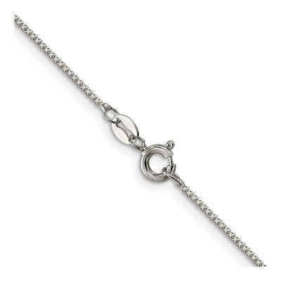Sterling Silver 1mm Box Chain – view 3