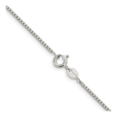 Sterling Silver 1.25mm 8-Sided Box Chain – view 3