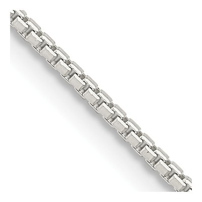 Sterling Silver 1.25mm 8-Sided Box Chain