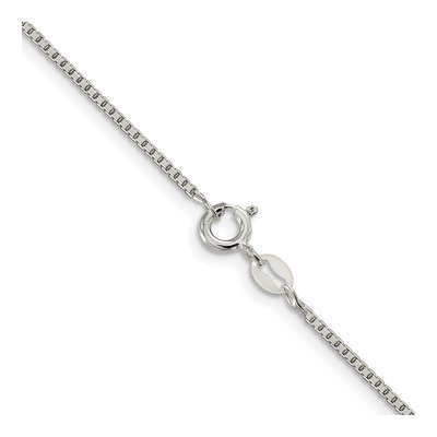 Sterling Silver 1.25mm Box Chain – view 3