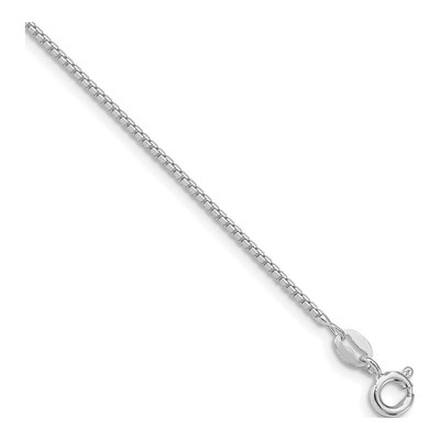Sterling Silver 1.25mm Box Chain