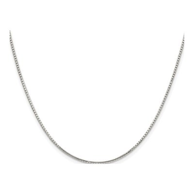 Sterling Silver 1.25mm Box Chain – view 2