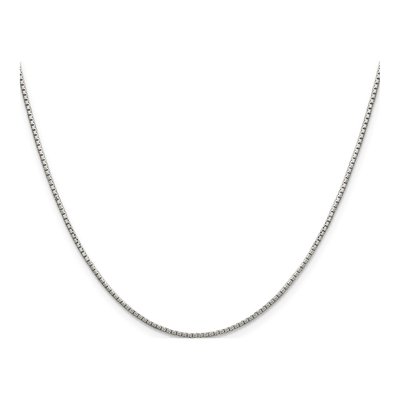 Sterling Silver 1.35mm 8-Sided Box Chain – view 2