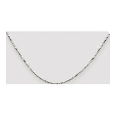 Sterling Silver 1.35mm Box Chain – view 4