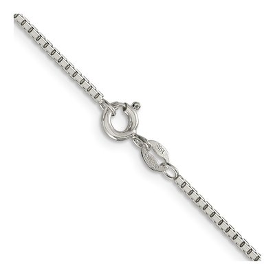 Sterling Silver 1.5mm Octagon Box Chain – view 3
