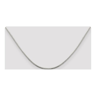Sterling Silver 1.5mm Octagon Box Chain – view 4