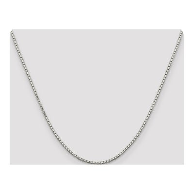 Sterling Silver 1.7mm Mirror Box Chain – view 4