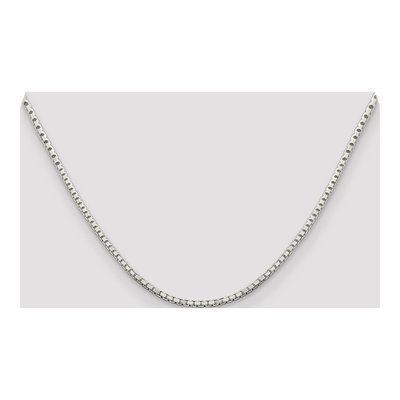 Sterling Silver 2mm 8-Sided Box Chain – view 4