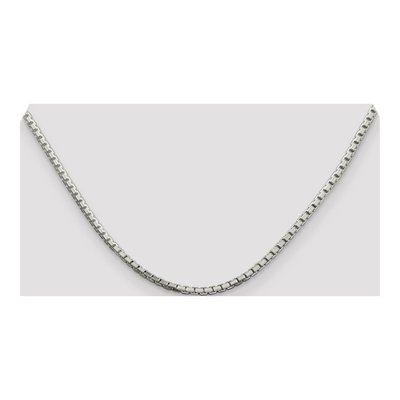 Sterling Silver 2.5mm 8-Sided Box Chain – view 4