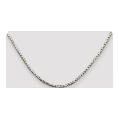 Sterling Silver 2.5mm Box Chain – view 4