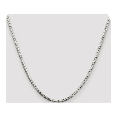 Sterling Silver 2.5mm Box Chain – view 4