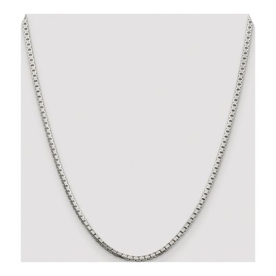 Sterling Silver 2.5mm Box Chain – view 4