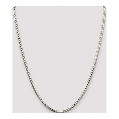 Sterling Silver 2.5mm Box Chain – view 4