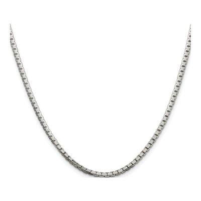 Sterling Silver 2.5mm Box Chain – view 2