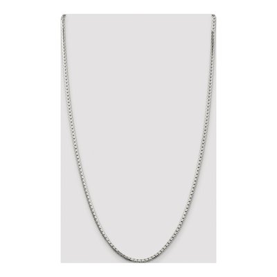 Sterling Silver 2.5mm Box Chain – view 4