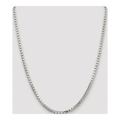 Sterling Silver 2.9mm 8-Sided Box Chain – view 4