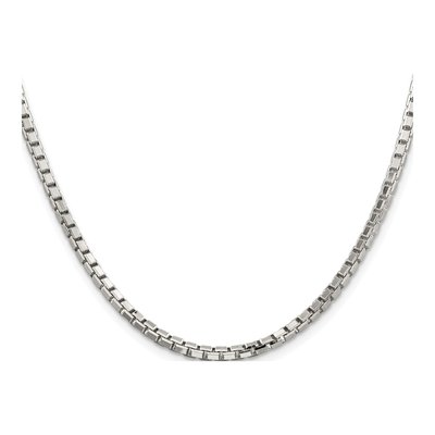 Sterling Silver 2.9mm Box Chain – view 2