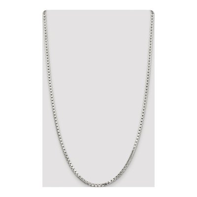 Sterling Silver 2.9mm Box Chain – view 4