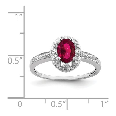 Sterling Silver Diamond Ring – view 3